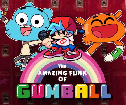 Cover for FNF - The Amazing Funk of Gumball