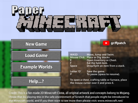 Cover for Paper Minecraft