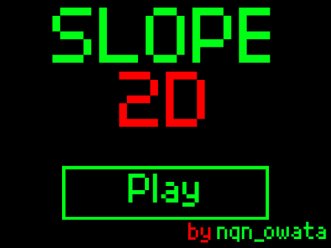 Cover for Slope Unblocked 2D